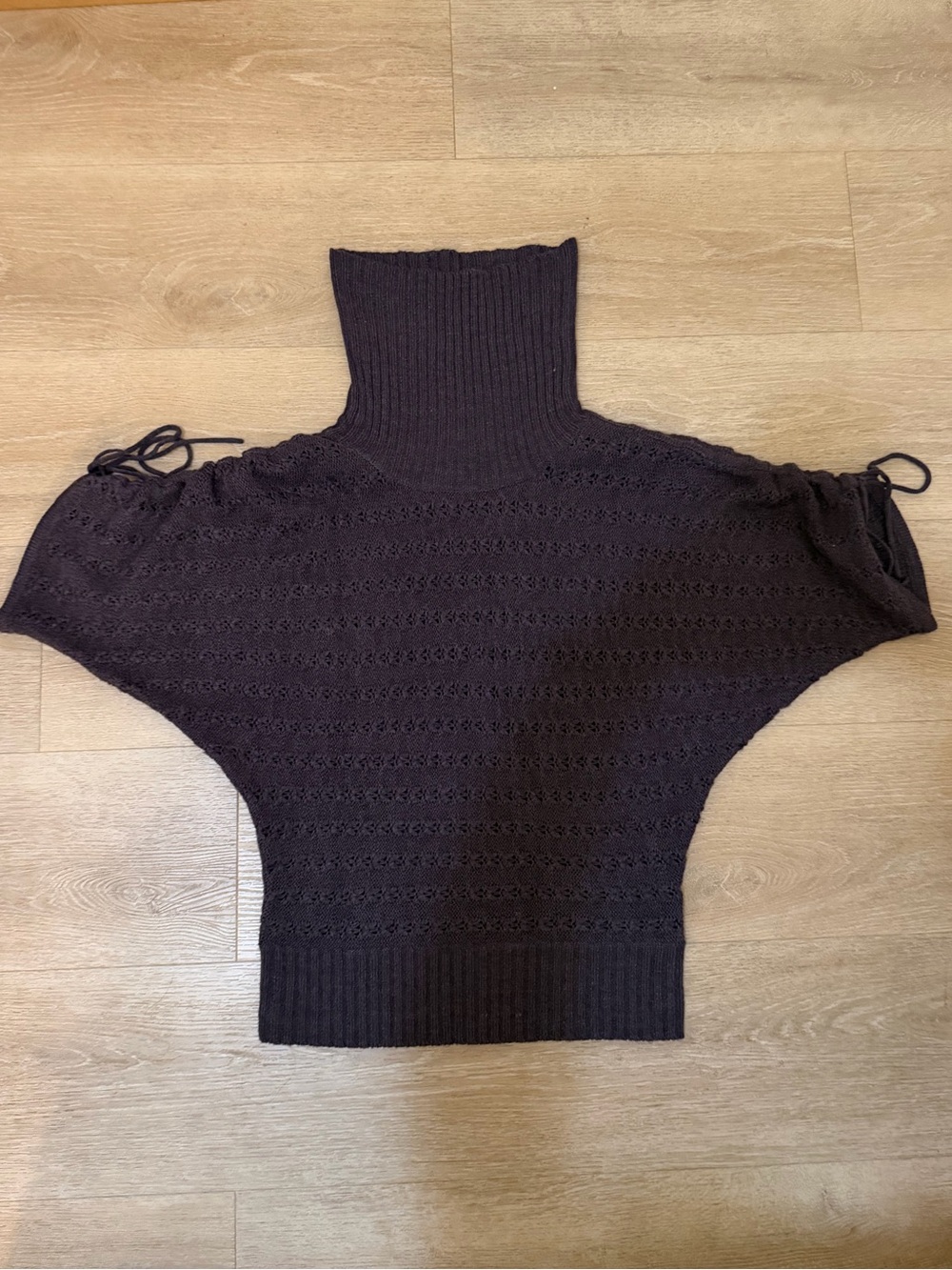 Purple Knitted Turtleneck